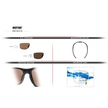 ALIEN PFT02 Photochromic Polarized Motorcycle Sunglasses