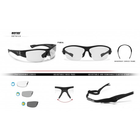Lunettes Moto Photochromiques F1001A