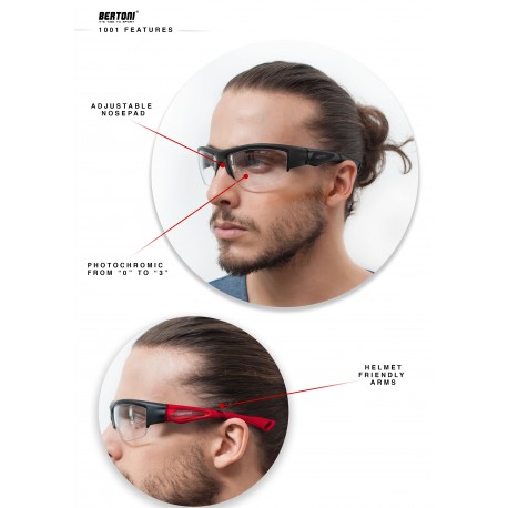 Photochromic Motorcycle Sunglasses  F1001A