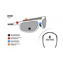 tech Sunglasses interchangeable lenses D180M 