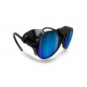 BERTONI Polarized Sunglasses Goggles for Motorcycle mod ALPS 0 2Italy | Polarized Blue Mirror Lenses 