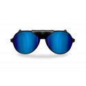 BERTONI Polarized Sunglasses Goggles for Motorcycle mod ALPS 0 2Italy | Polarized Blue Mirror Lenses 