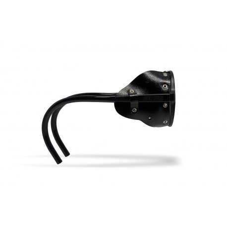 BERTONI Polarized Sunglasses Goggles for Motorcycle mod ALPS 0 2Italy | Polarized Blue Mirror Lenses 