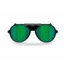 BERTONI Gafas Polarizadas Moto - Mod. Alps 04 Italy - Lentes Polarizadas Verde Espejo