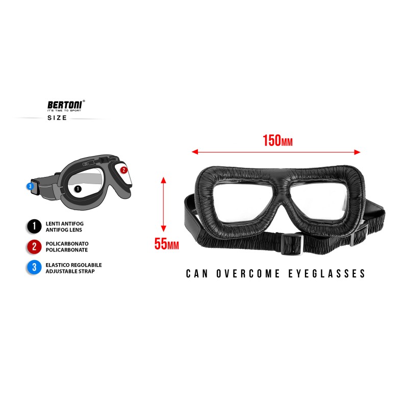 Lunettes De Casque Moto Rétro Baceyong - Bronze Vintage Pour Harley, Protection Vent Et UV