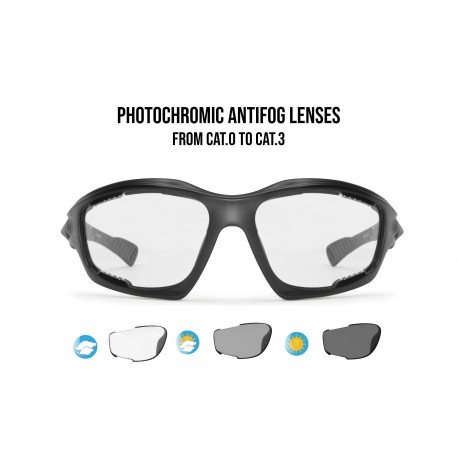 Motorcycle Photochromic Sunglasses Antifog F1000A 