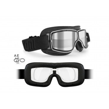 Motorradbrille Fliegerbrille Selbsttönend mit Sehstärke für Brillenträger F188PH SOS