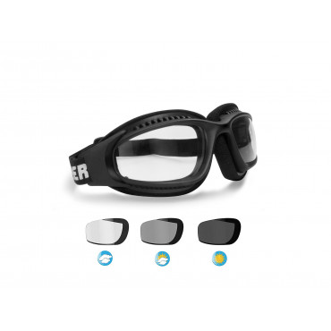 F113 Photochromic Motorcycle Goggles