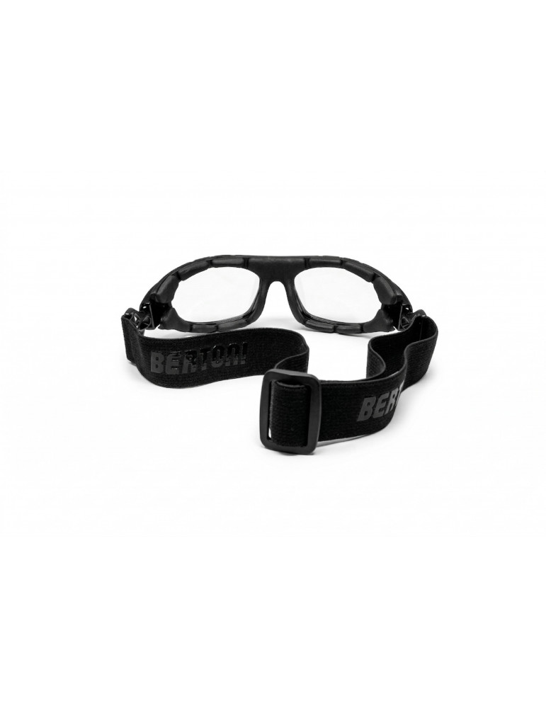 Fotochromatische Motorradbrille mit Gummizug und optischem Clip F366N