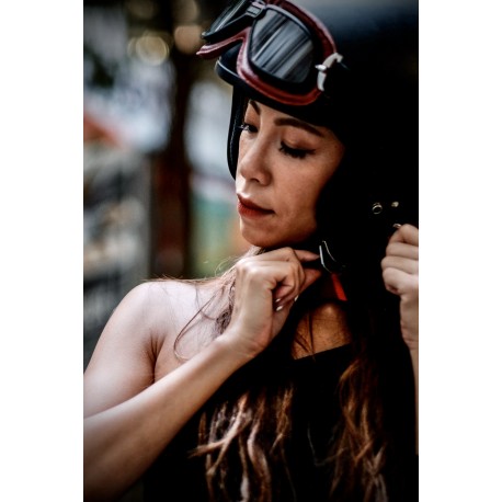 Maschera Moto Vintage AF196RS