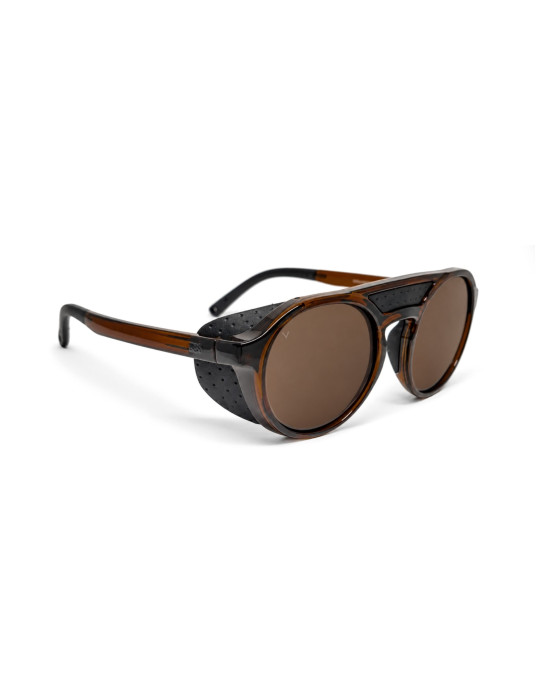 B89 LIVIGNO polarized mountain sunglasses, glacier style with removable magnetic side shields