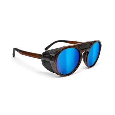 B89 LIVIGNO polarized mountain sunglasses, glacier style with removable magnetic side shields