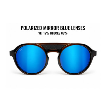 Lunettes de soleil polarisées montagne LIVIGNO B89, style glacier avec protections latérales magnétiques 2