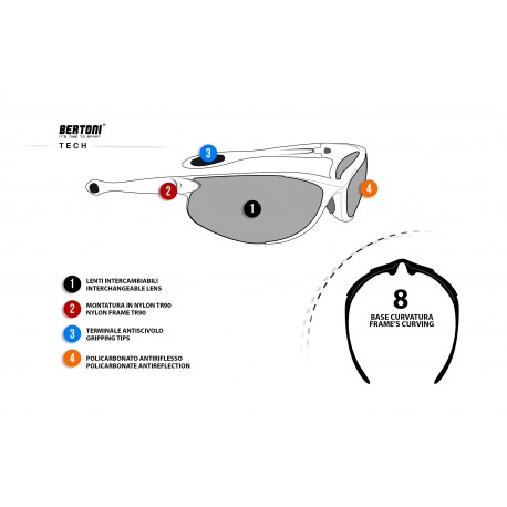tech Motorcycle sunglasses D600A 
