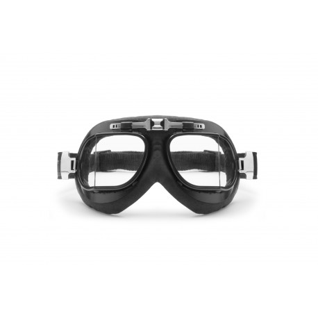 Motocycle Leather Goggles AF193L front view