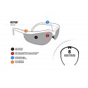 tech Motorcycle Antifog Sunglasses AF159A  