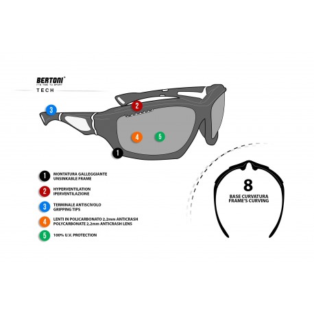 tech Motorcycle Goggles FT1000B 