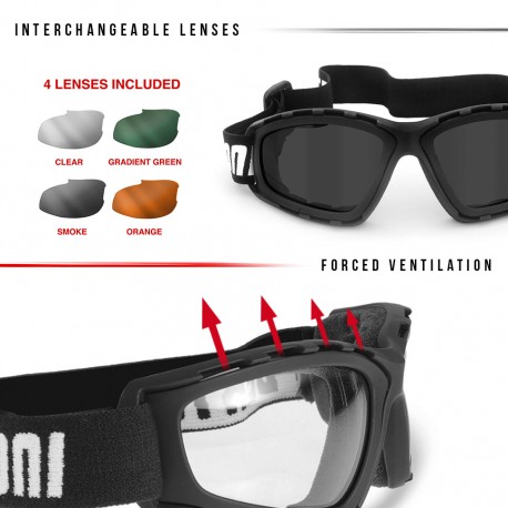 Multilens Goggles AF120B 
