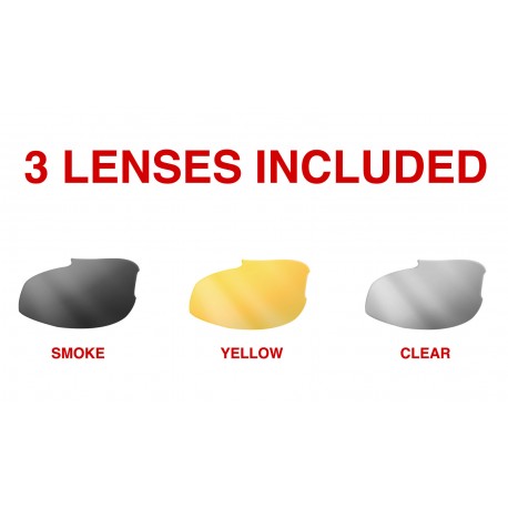 Antifog interchangeable lenses goggles AF109A 